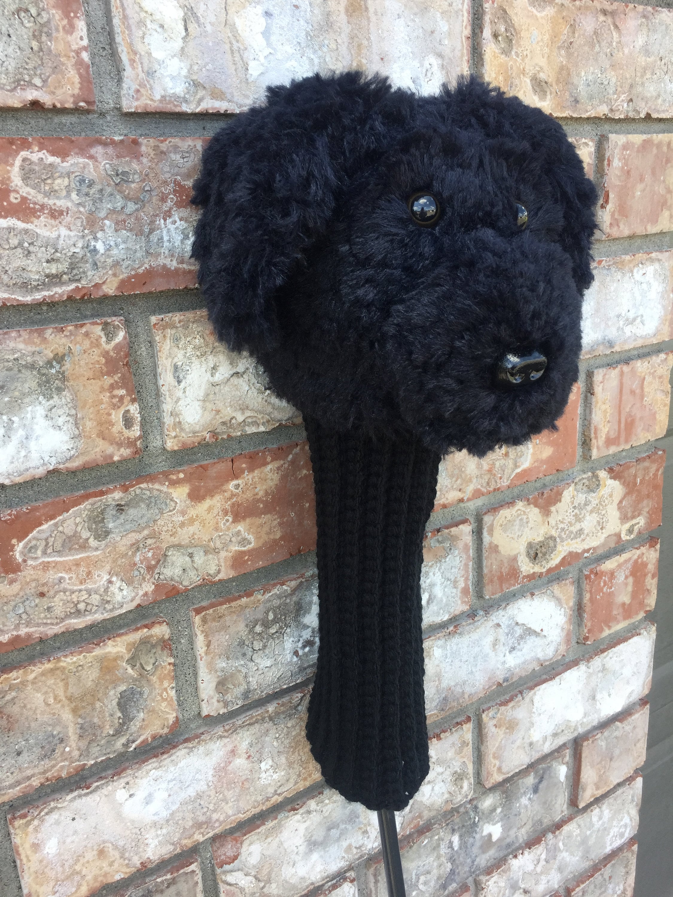 Black Doodle Dog Golf Head Cover Cockapoo Head Cover Black Etsy