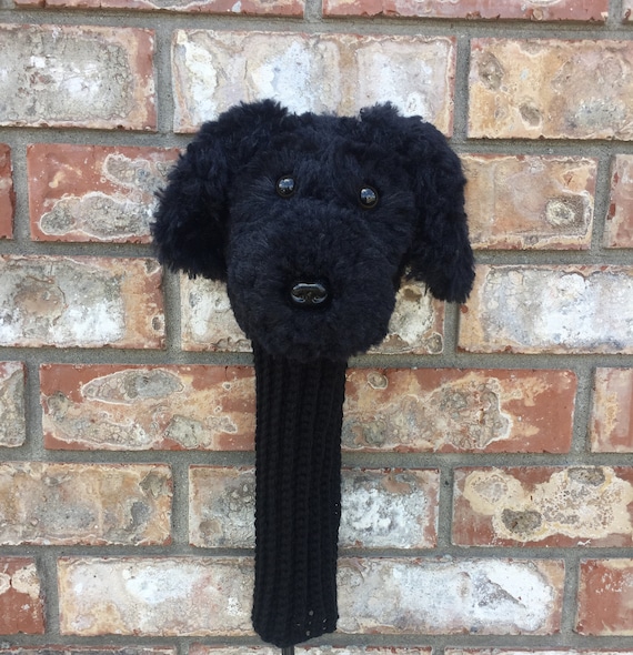 Black Doodle Dog Golf Head Cover Cockapoo Head Cover Black Etsy