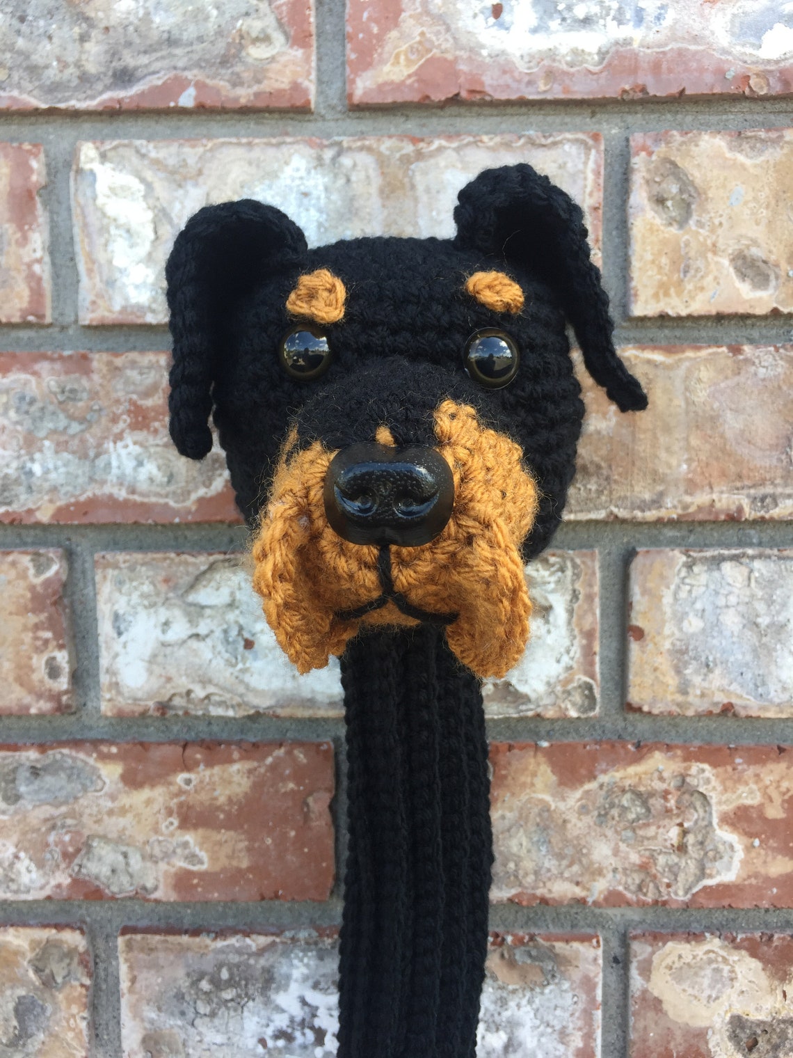 Rottweiler Golf Head Cover Rottweiler Head Cover Dog Driver Etsy