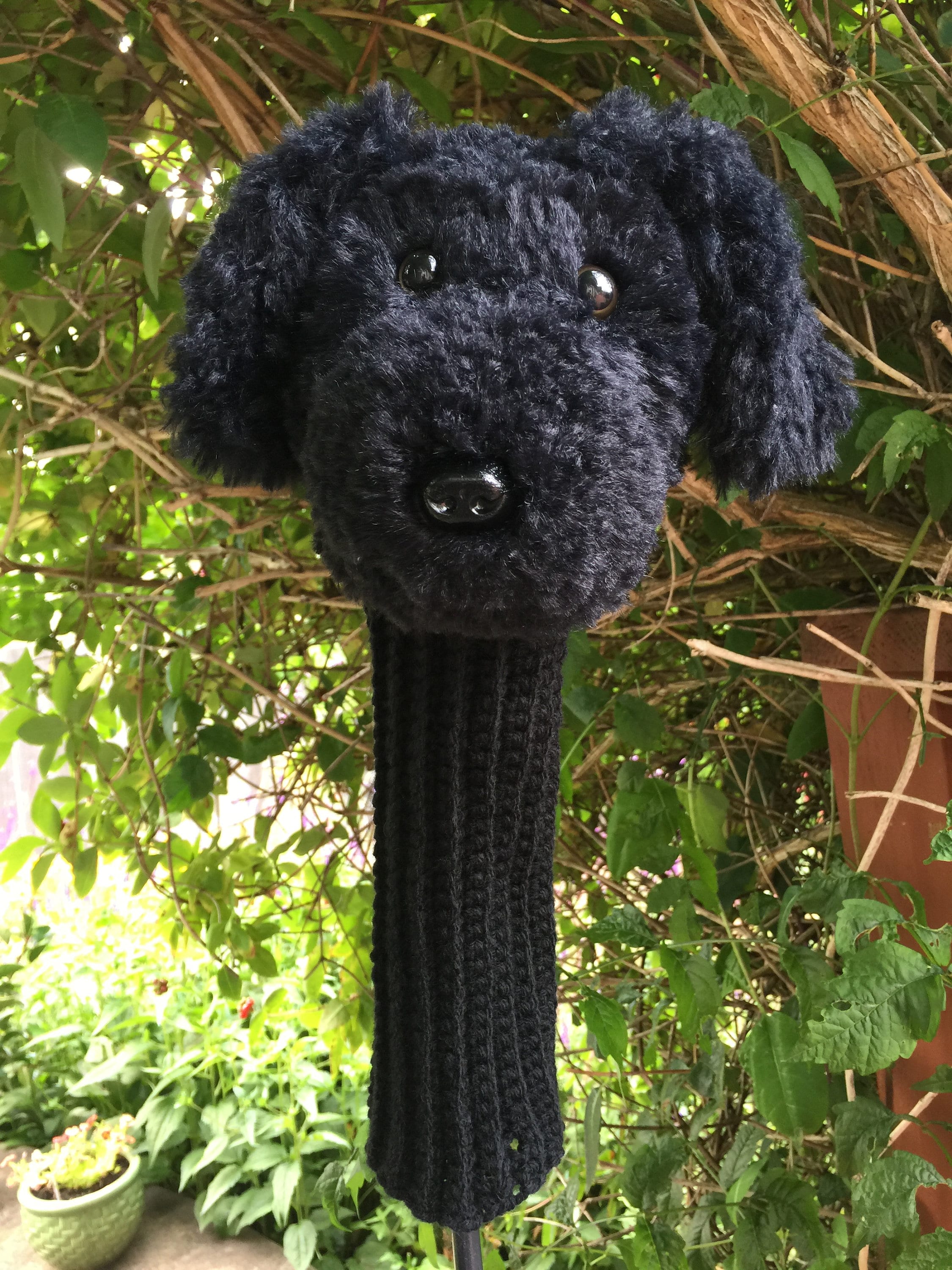 Black Doodle Dog Golf Head Cover Cockapoo Head Cover Black Etsy
