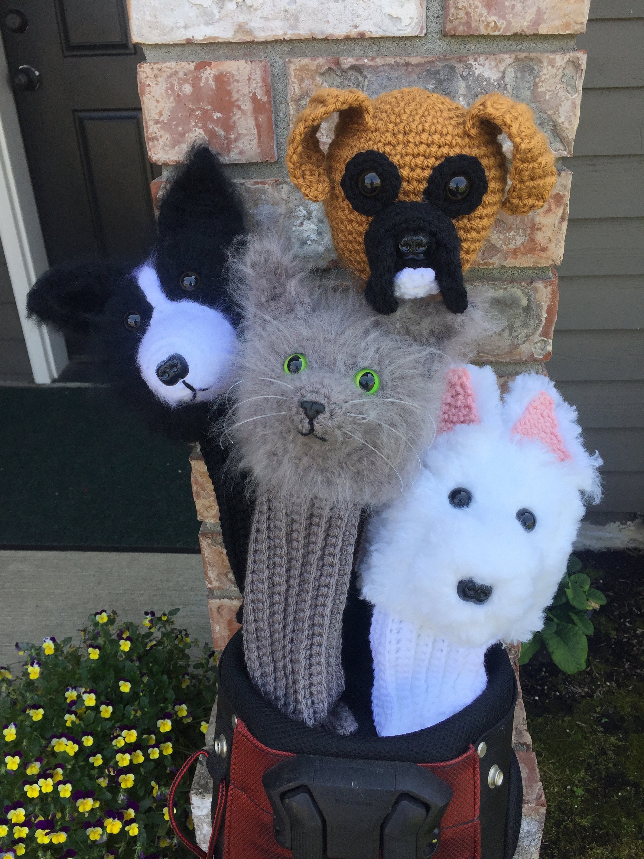 Golden Retriever Dog Golf Head Cover Retriever Head Cover - Etsy