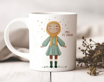 Personalized hijabi mug | Islamic gift for kids | Muslim gift child | Eid Gifts for Kids | Ramadan gift ideas