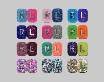 Glitter x-ray markers