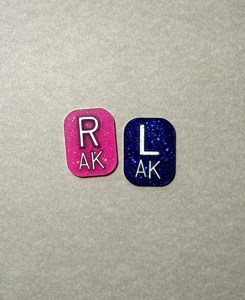 Custom glitter/clear x-ray markers image 5