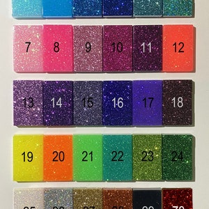 Custom glitter/clear x-ray markers image 2