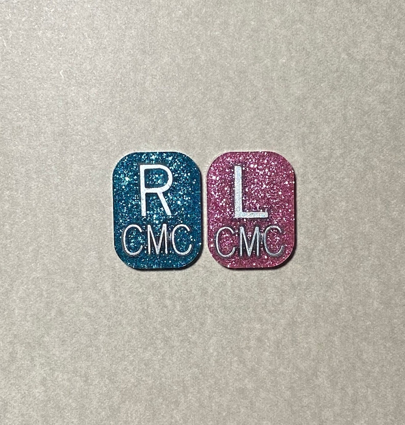 Custom glitter/clear x-ray markers image 6