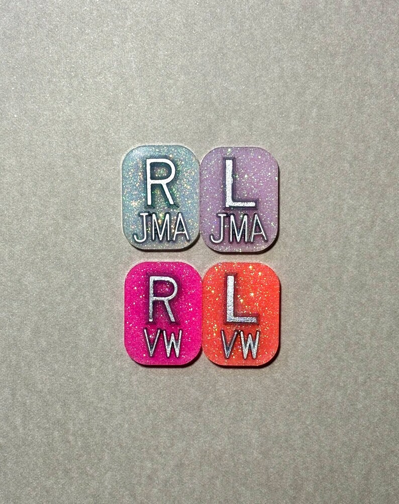 Custom glitter/clear x-ray markers image 7