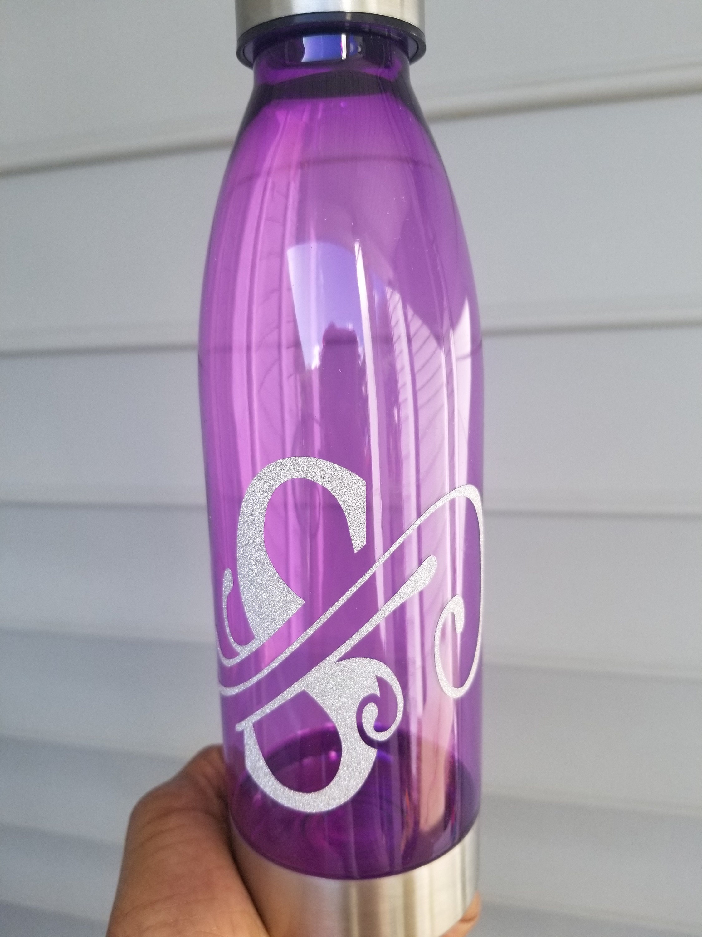 LV Water Bottle-PINK, PURPLE AND YELLOW!