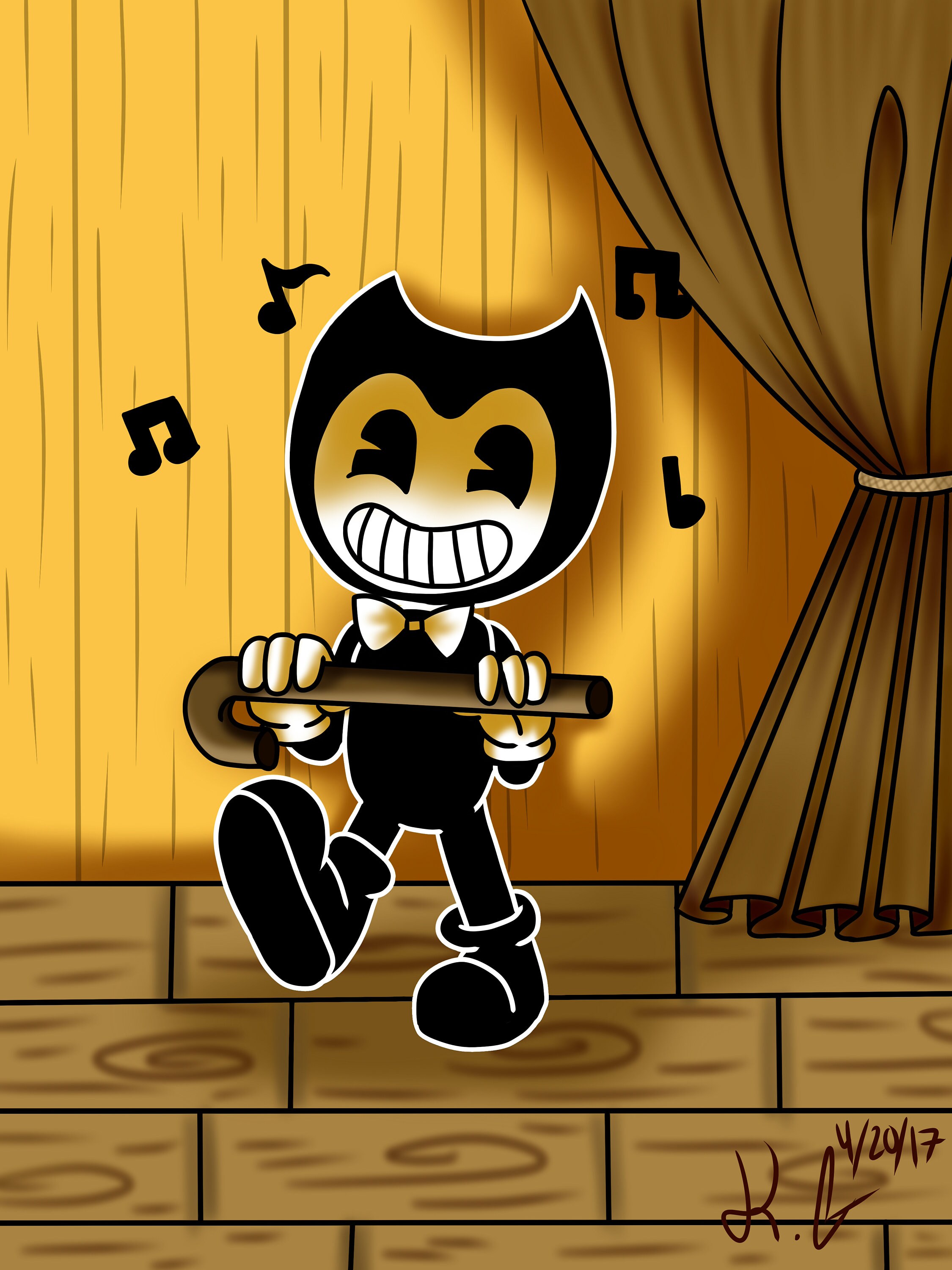 Bendy and the ink machine: Fanart XAV1H - Illustrations ART street