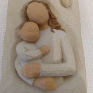 Willow Tree Mother And Child Wall Plaque Hanging Art Demdaco Susan Lordi 2001