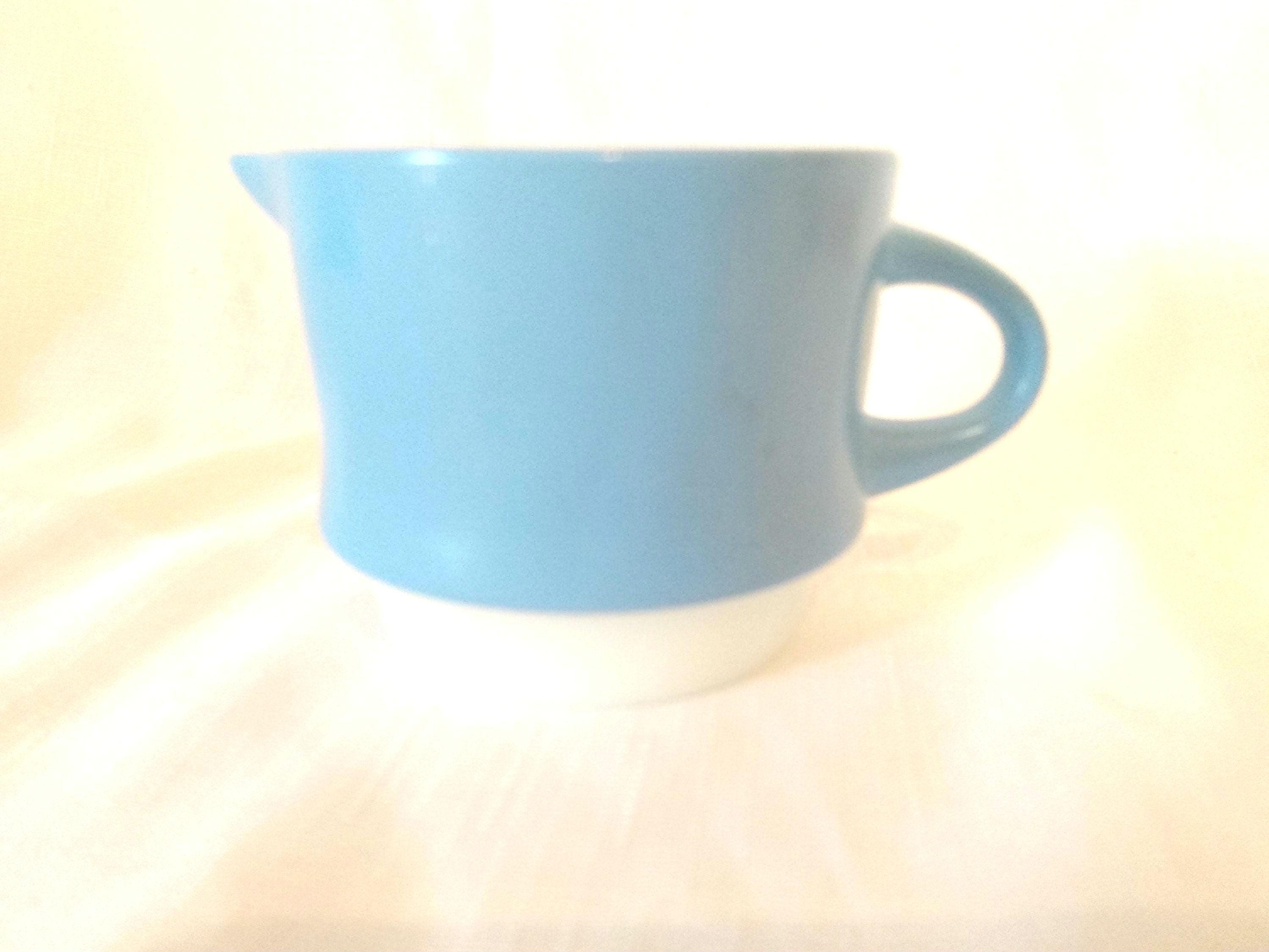 楽天市場】【中古】Fire King Blue Mosaic Creamer and Sugar
