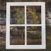 Rustic Brown Farmhouse Window Frame/ Custom/ Bedroom/ Living Room ...