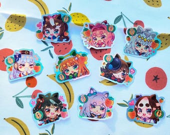 Pegatinas Uma Musume carrot prize - Serie 1