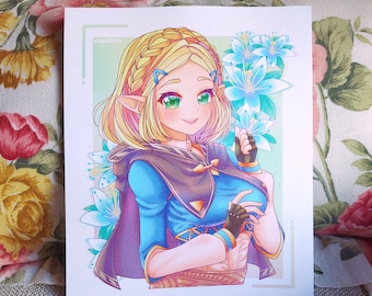 Lamina impresión princesa Zelda