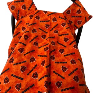 Daszek na fotelik samochodowy dla niemowląt Chicago Bears, 40"*40" Daszek na fotelik samochodowy flanelowy Bears, prezent dla dziecka Chicago Bears, baby shower Chicago Sports Bears