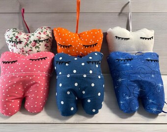 Handmade Tooth Fairy Pillow with Pocket – Keepsake Gift