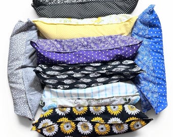 Almohadilla térmica de arroz para microondas / Algodón y arroz jazmín / Terapia de frío o calor / 40-45 cm / Elige tu diseño / Comodidad hecha a mano / 8 diseños