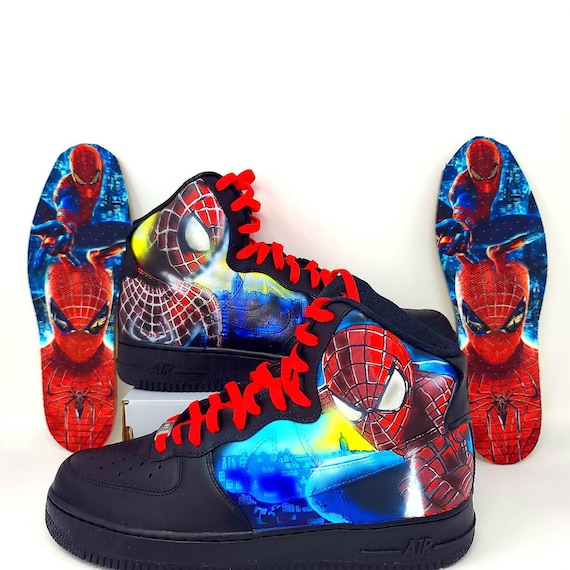 Spiderman Custom Hand Painted Air Force 