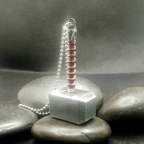Best Seller,Thor Hammer Pendant,Marvel Movies,Mjolnir,Regalo para él,Regalo de cumpleaños,Colgante vikingo,Regalo de novio