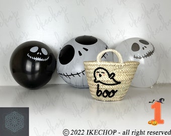 Halloween Kostüm Stroh Tasche, Kürbis Tasche, Halloween Eimer, Candy Tote, Monogramm Korb, Halloween Geschenke für Kinder