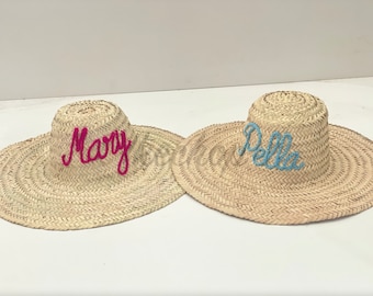 50% OFF Moroccan bachelorette hat, personalized straw hats for women, personalized straw moroccan