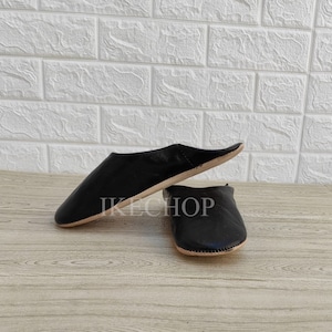 HANDMADE Moroccan Babouche Slippers for Women - Soft Organic Leather Mules