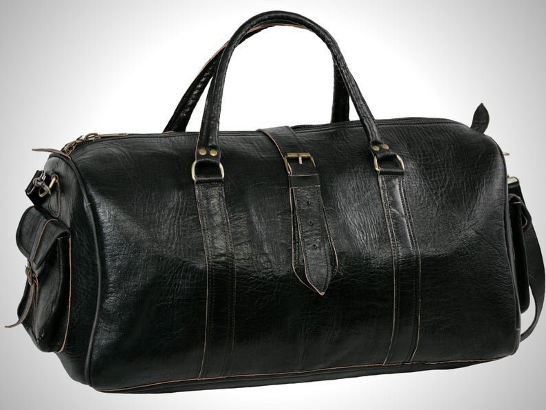 50 % OFF Weekender Travel Bag Leather Men's Bag Large Bag - Etsy