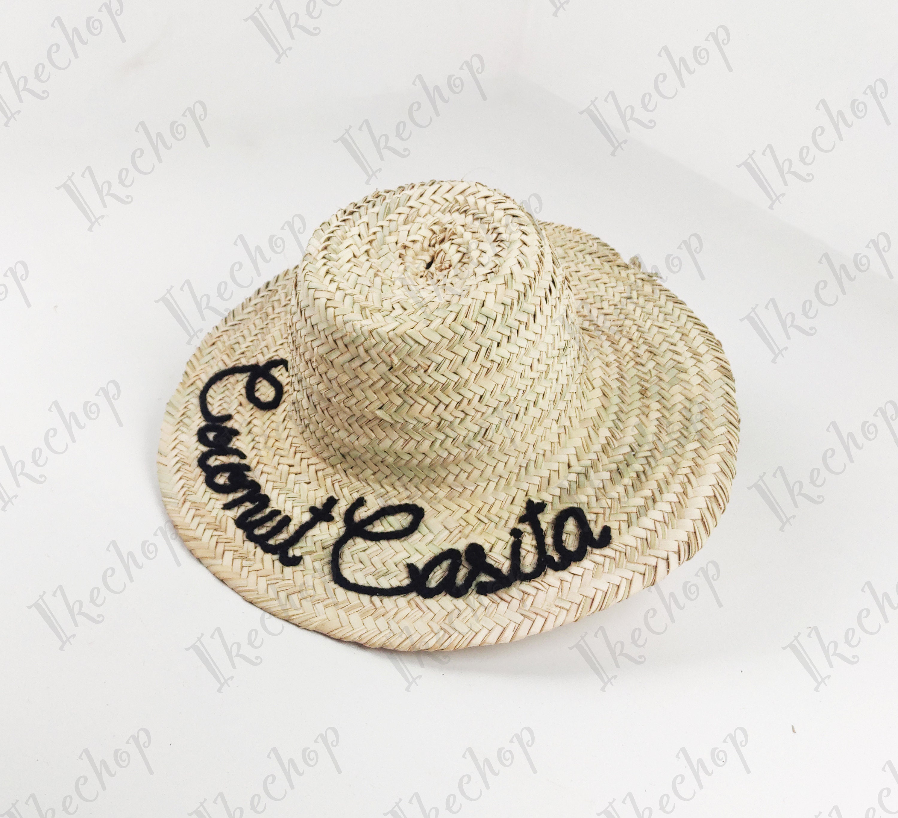Gardening & Fishing Straw Hat, Brim Size 5.75 in. Inside Circumference About 23 in. Overall Hat Size Total Sun Coverage 19.5 x 17.5 in.