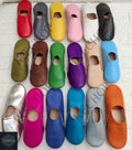 Moroccan Handmade Slippers || Leather Unisex Babouches, Babouche Shoes, Moroccan Babouche Dyed With Natural Colour