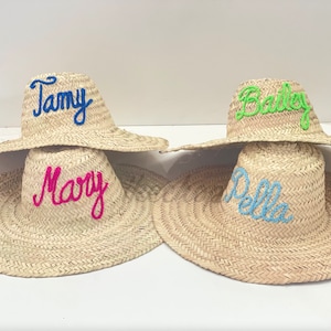 50% OFF Moroccan bachelorette hat, personalized straw hats for women, personalized straw moroccan