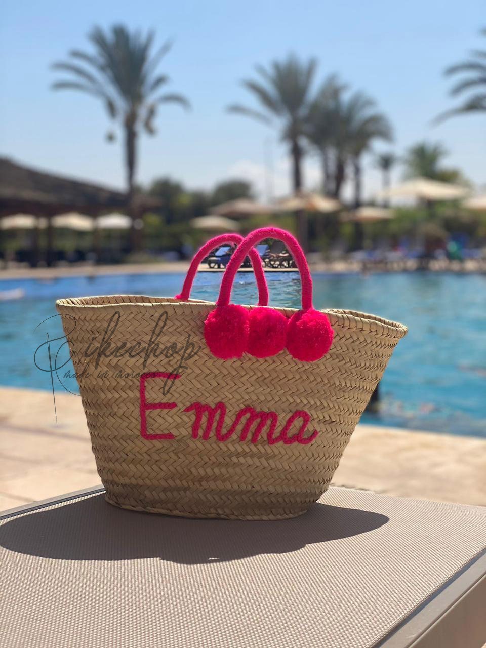 Straw Bags Wedding Guest Gift Personalized Monogram Bag Basket Bridal Shower Bags Customized Straw Bags Custom Beach Bag Straw Tote Etsy Ireland
