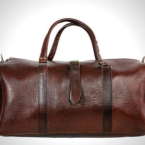 50 % OFF Weekender Bolso de viaje Bolso de cuero para hombre Bolso grande Bolso de cuero Bolso de lona Equipaje Bolso de cuero coñac Regalo para hombre