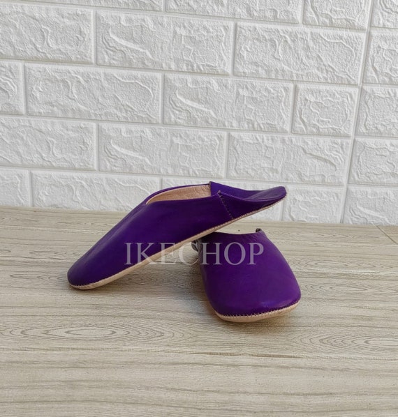 HANDMADE Moroccan Babouche Slippers for Women - Soft Organic  