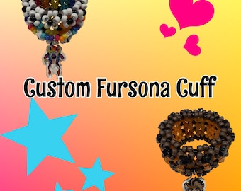 Braccialetto Kandi personalizzato con Fursona