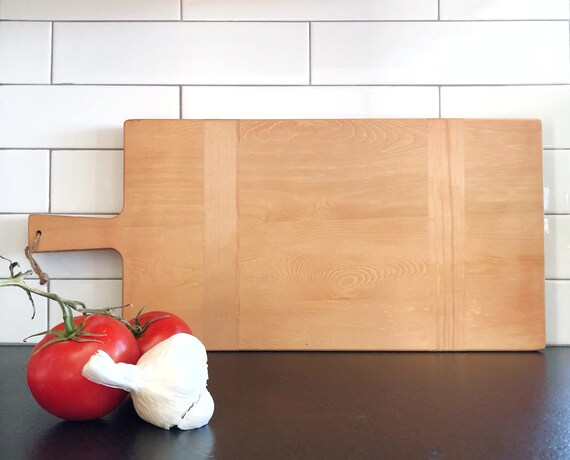 Chloe And Cotton Large Rectangular Pine Wood Bread Board 22 5 Etsy