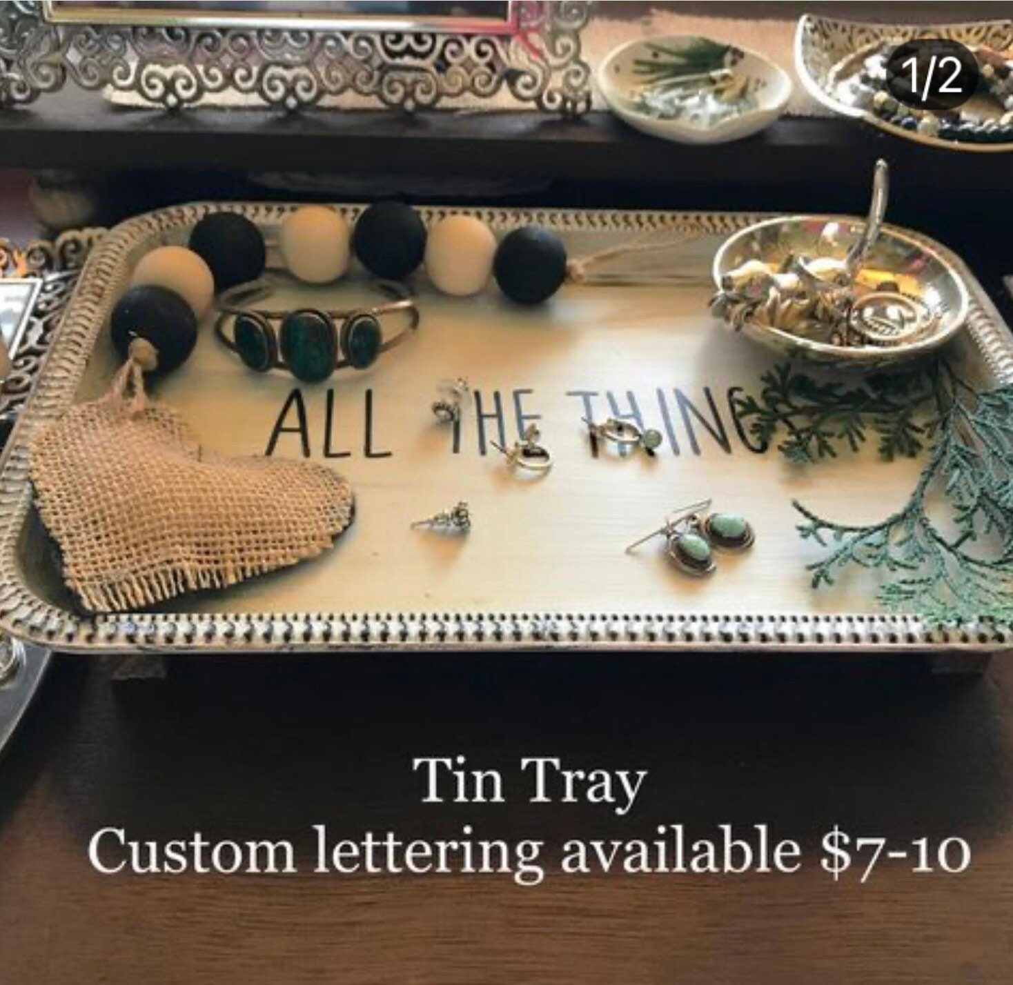 Tin Tray CUSTOMIZE IT Etsy