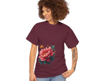 トップス HouseontheHill L/S Tee (Flower Stripe) Flower on the Side T-shirt - Etsy