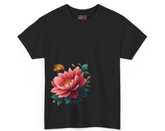 Flower on the Side T-shirt - Etsy