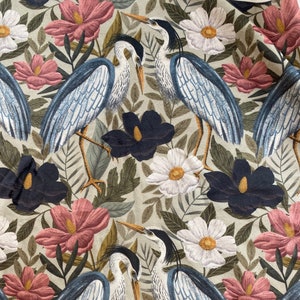 Herons Velvet Fabric