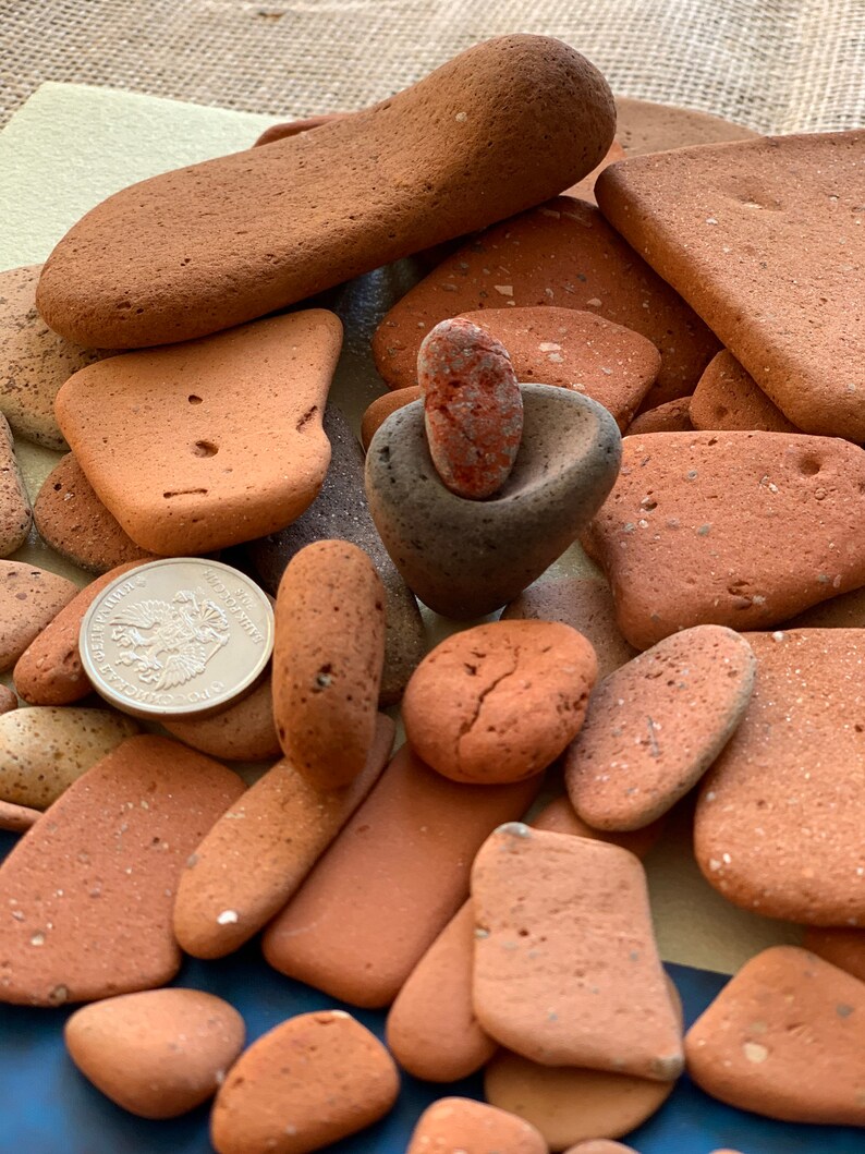 Sea Terracotta fragments Authentic terra cotta pieces old Etsy