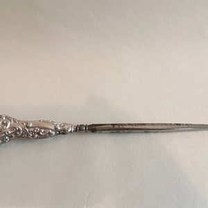 Antique Sterling Silver Handle Button Hook for boots