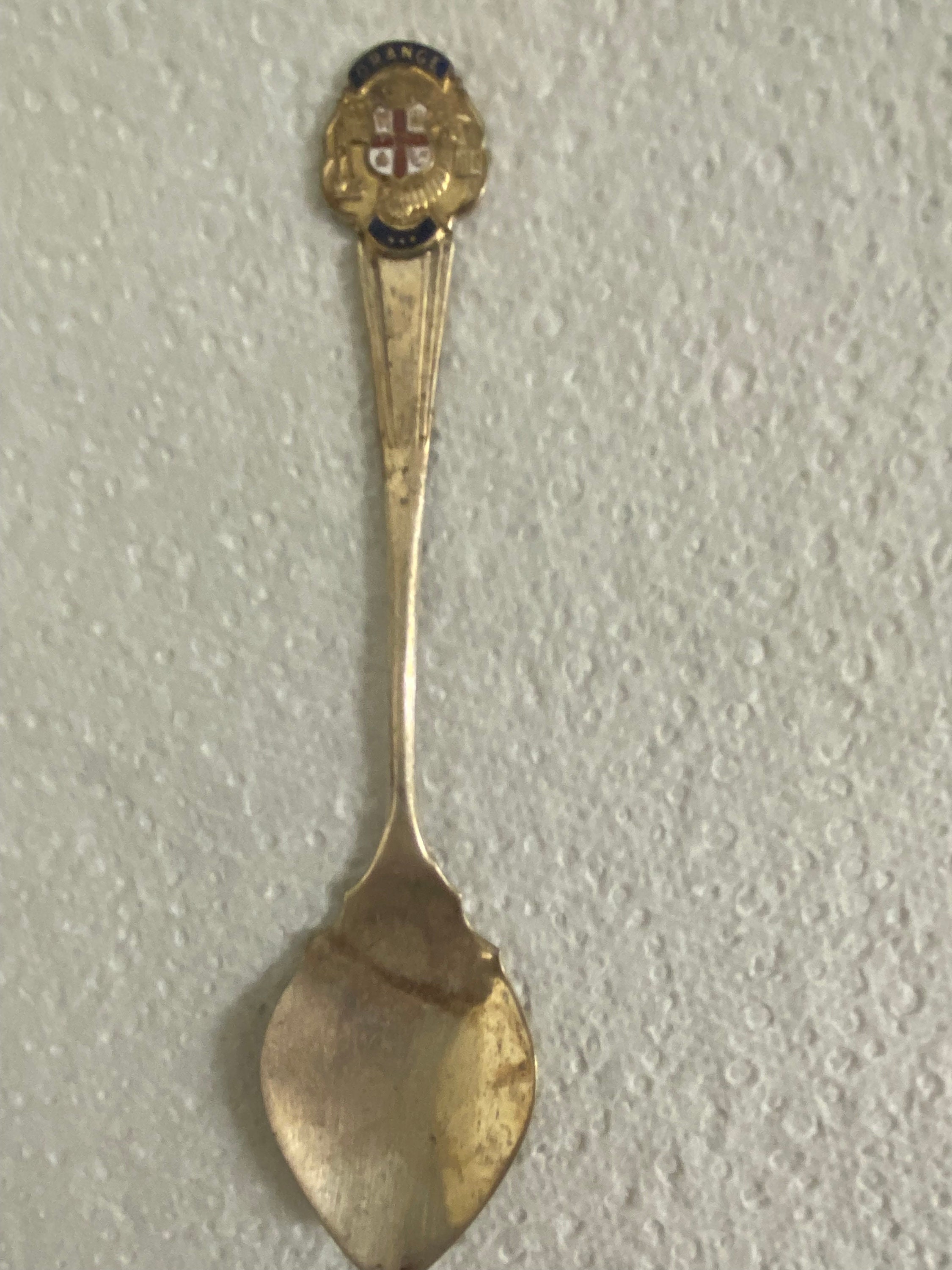 Souvenir sugar spoon Orange NSW vintage