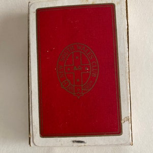Vintage Playing Cards New South Wales Club. Made in Australia. Red.