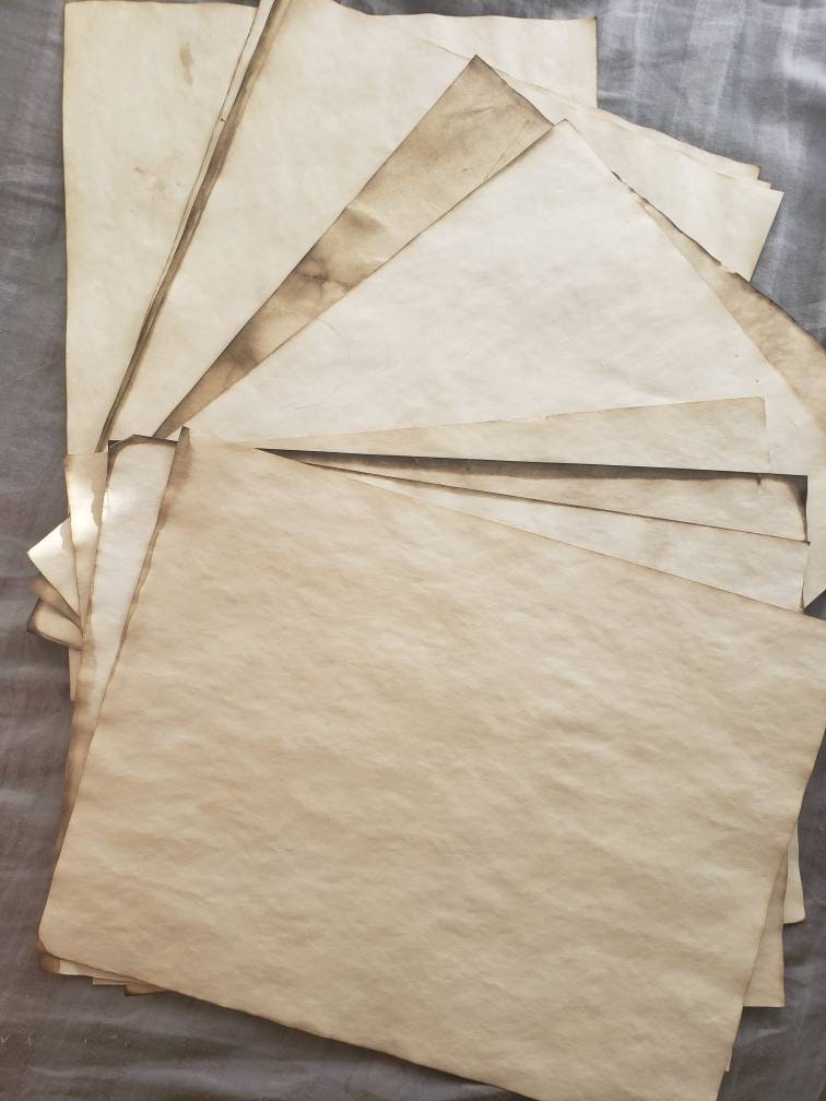 MAGICLULU 10 Sets Vintage Envelope Antique Looking Paper Handwriting Paper  Aged Paper Print Paper Antique Looking Printer Paper Parchment Paper for