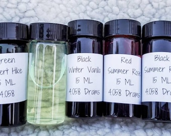Scented Fountain Pen Ink (15ml): Fade Resistant, Waterproof Calligraphy Ink