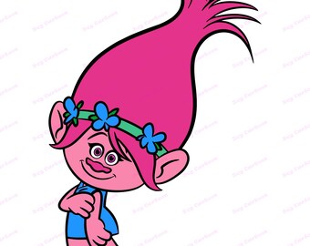 Download Poppy Troll Svg Etsy