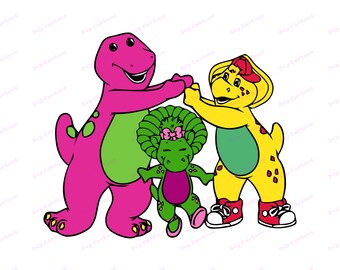 Barney Svg Etsy