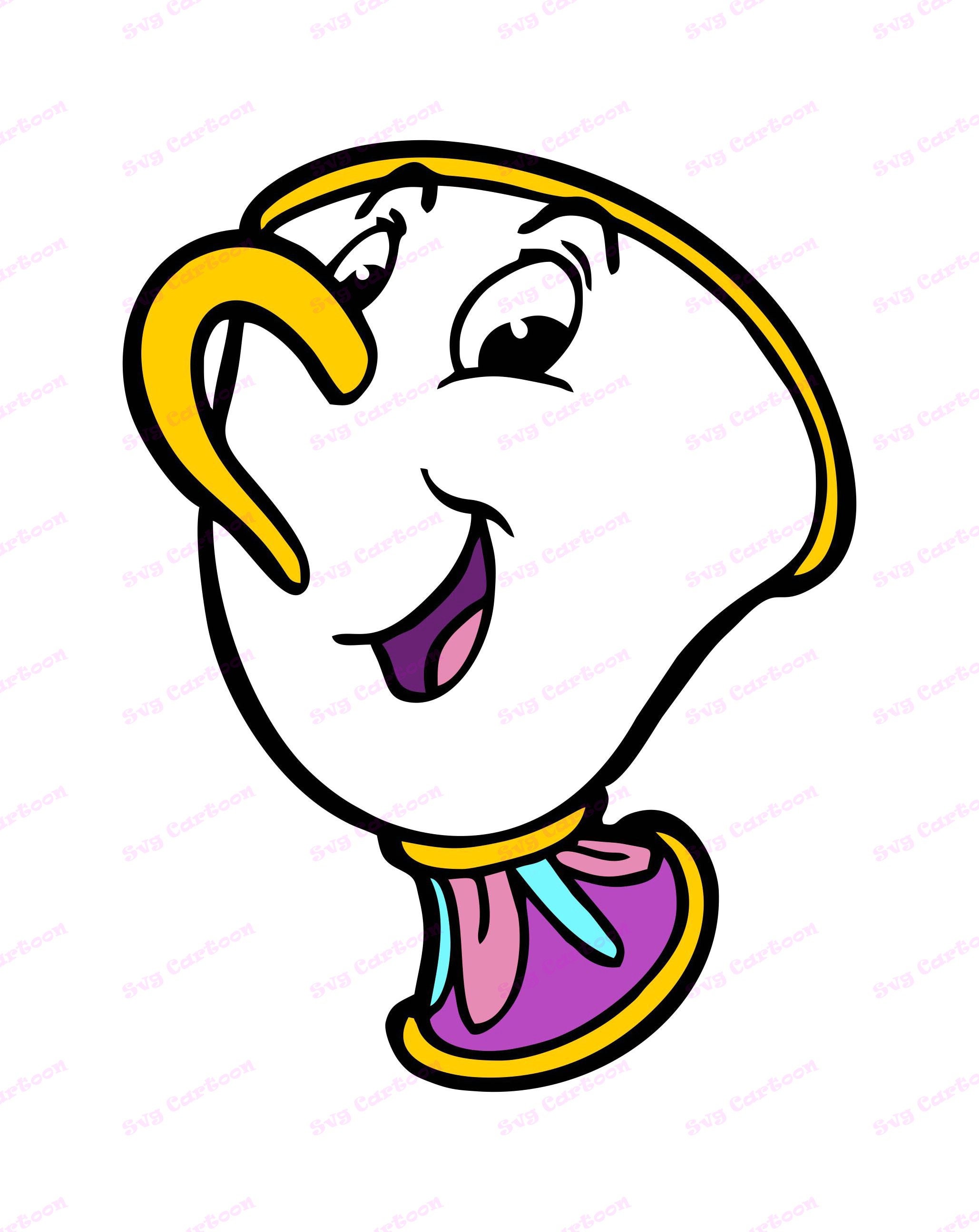 Chip Potts Beauty and the Beast SVG Svg Dxf Cricut Etsy UK