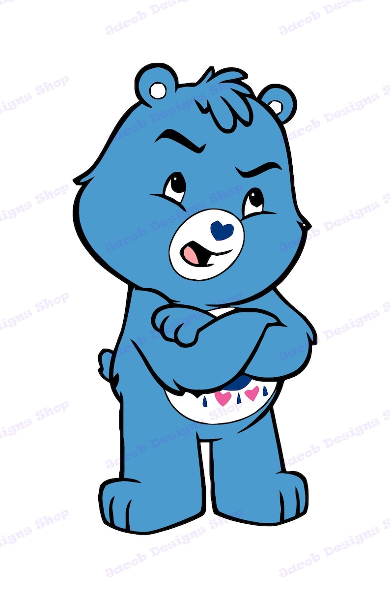 Download Care Bears SVG 58 svg dxf Cricut Silhouette Cut File | Etsy
