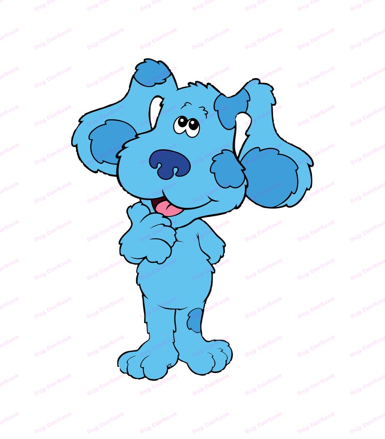 Download Blues Clues SVG 2 svg dxf Cricut Silhouette Cut File | Etsy